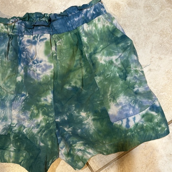 FRNCH Paris Delhi Tie Dye Pull On Shorts XS - Picture 5 of 8